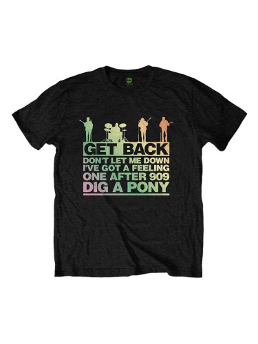 The Beatles Риза Get Back Gradient Unisex Black XL