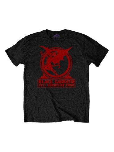 Black Sabbath Риза Europe '75 Unisex Black M