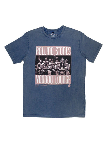 The Rolling Stones Риза Voodoo Skulls Stone Wash Unisex Denim Blue 2XL