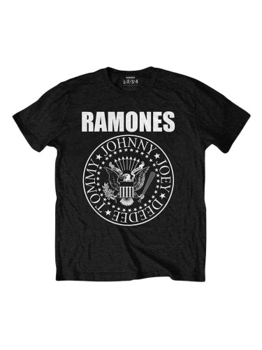 Ramones Риза Presidential Seal Unisex Black L