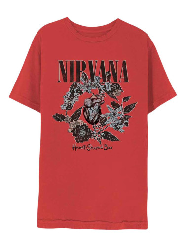 Nirvana Риза Heart Shape Box Unisex Red L