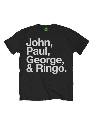 The Beatles Риза John, Paul, George & Ringo Unisex Black 2XL