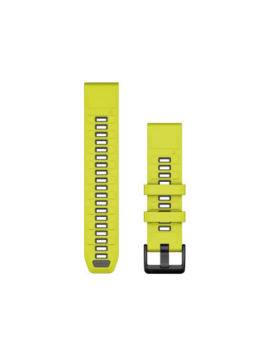 Силиконова каишка Garmin QuickFit 22 мм, жълта със сиво, 010-13392-08