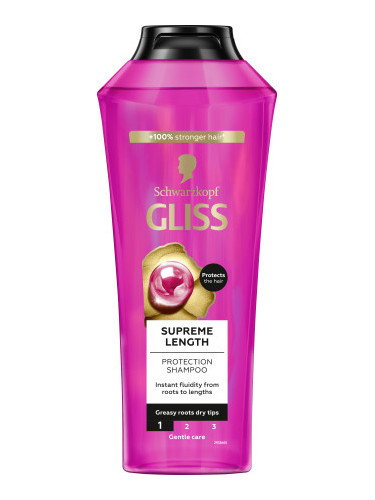 Schwarzkopf Gliss шампоан - Supreme Length Shampoo (400ml)