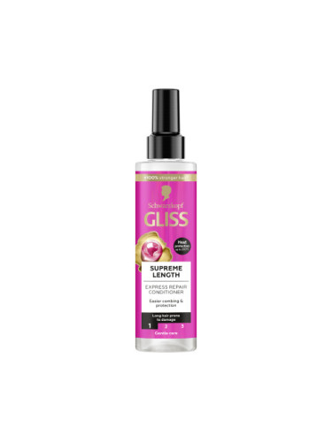 Schwarzkopf Gliss балсам - Supreme Length Express Repair Conditioner