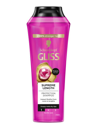 Schwarzkopf Gliss шампоан - Supreme Length Shampoo