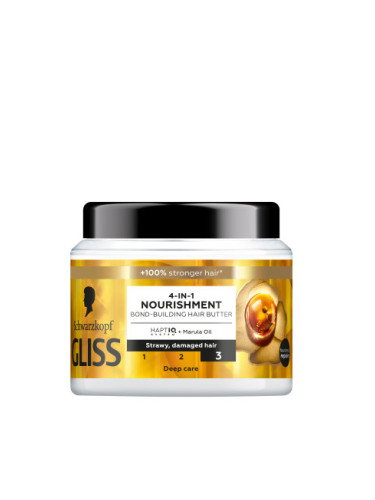 Schwarzkopf Gliss маска за коса - Oil Nutritive 4-In-1 Hair Mask