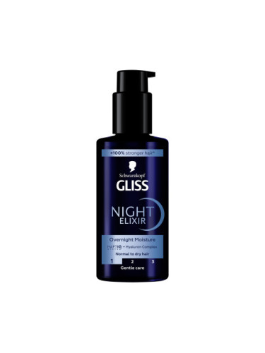 Schwarzkopf Gliss еликсир за коса - Aqua Revive Night Elixir