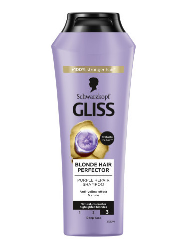 Schwarzkopf Gliss шампоан - Blonde Perfector Shampoo