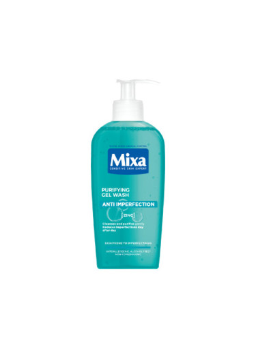 Mixa почистващ гел за кожа - Anti-imperfection Purifying Cleansing Gel