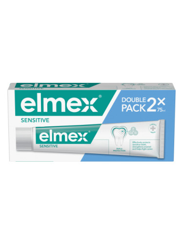 elmex Паста за зъби Sentitive Toothpaste - Duo Pack