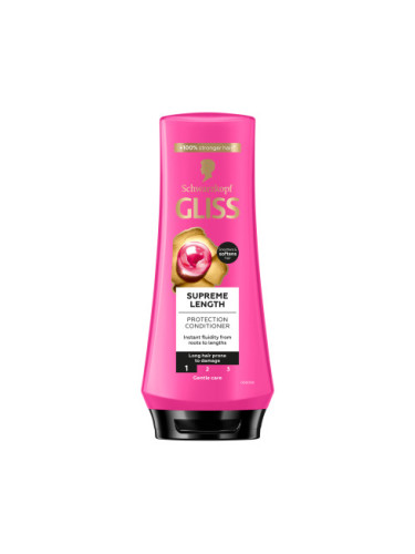 Schwarzkopf Gliss балсам - Supreme Length Conditioner