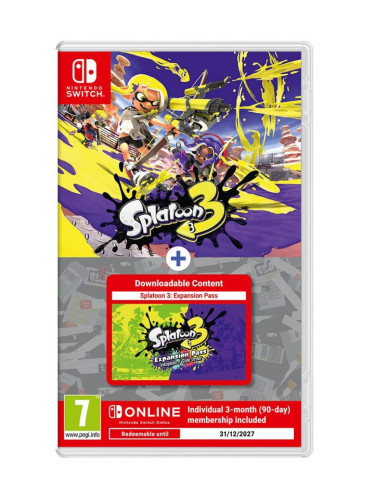 Игра Splatoon 3 + Expansion Pass + 3 месеца NSO за Nintendo Switch