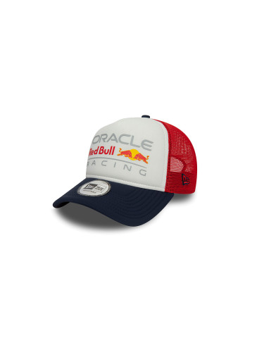 New Era Red Bull F1 Colour Block Red E-Frame Trucker Cap