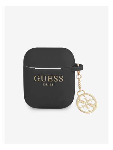 Guess 4G Charm AirPods 1/2 Black Калъф Lilav