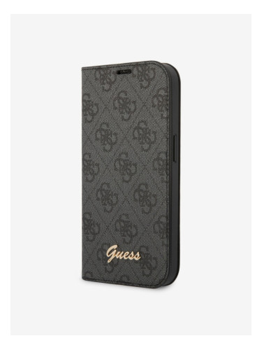 Guess PC/TPU 4G Metal Camera Outline Book iPhone 14 Pro Black Калъф Lilav