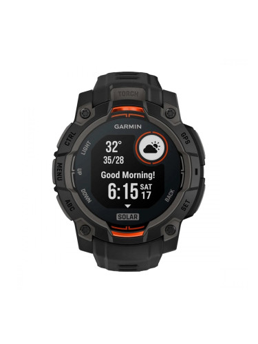 Смарт часовник Garmin Instinct 3 Solar Black 010-02934-00