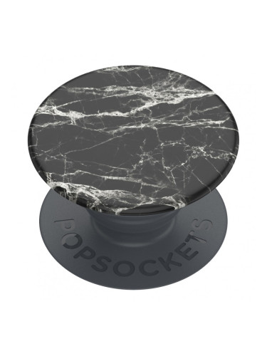 Оригинален попсокет PopSockets® PopGrip Basic Mod Marble, Черен