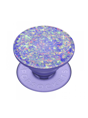 Оригинален попсокет PopSockets® PopGrip Premium Iridescent Confetti Ice, Лилав