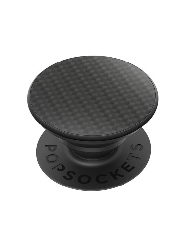 Оригинален попсокет PopSockets® PopGrip Luxe Genuine Carbon Fiber, Карбонов