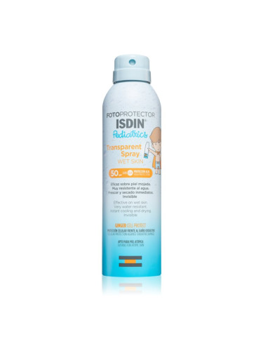 ISDIN Pediatrics Transparent Spray крем за тен за деца SPF 50 250 мл.