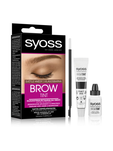 Syoss Brow Tint цвят за вежди цвят Light Brown 10 мл.