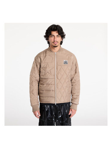 Яке PLEASURES Stonehenge Quilted Jacket Brown L