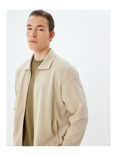 Koton Beige Men's Adult Jacket