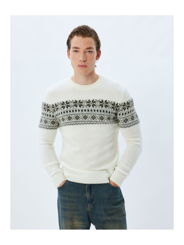 Koton Knitwear Sweater Crew Neck Boxy