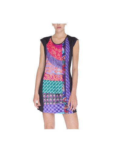 Desigual Šaty Woman Knitted Dress Short Sleeve