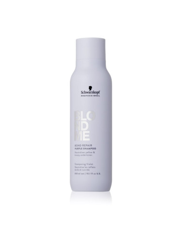 Schwarzkopf Professional Blondme Bond Repair Purple Shampoo лилав шампоан за руса коса 300 мл.