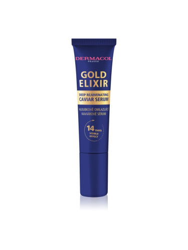 Dermacol Gold Elixir дълбоко възстановяващ серум с хайвер 12 мл.