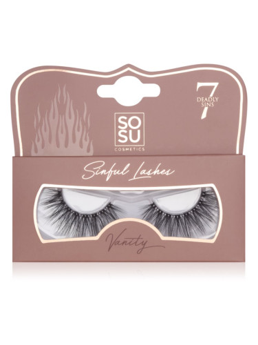 SOSU Cosmetics Deadly Sins Lashes изкуствени мигли Vanity 1 бр.