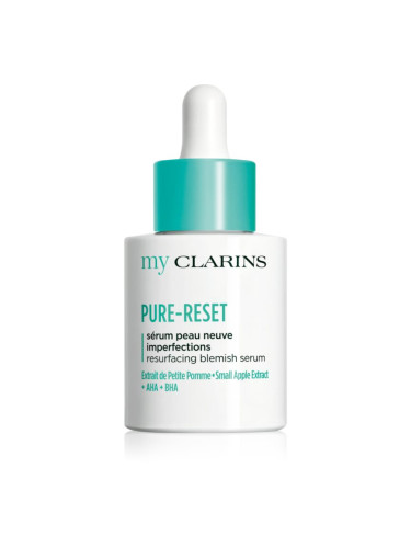 Clarins My Clarins Pure-Reset Resurfacing Blemish Serum обновяващ серум за мазна кожа склонна към акне 30 мл.