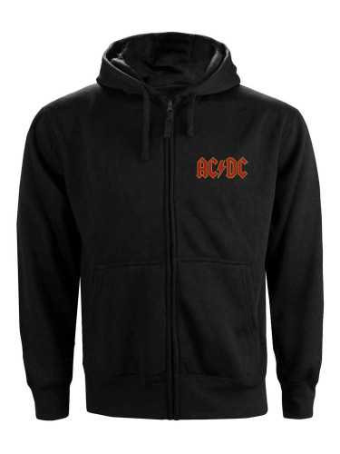 AC/DC Дреха с качулка Logo Black 2XL