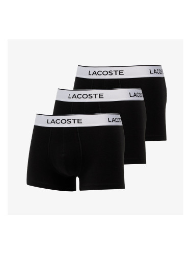 LACOSTE Underwear Trunk 3-Pack Black XL