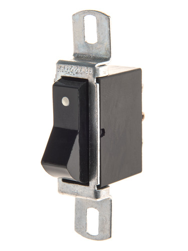 Rocker превключвател, 2 позиции,ON-ON, 3A/250VAC, отвор 34x14mm, 6 извода, черен