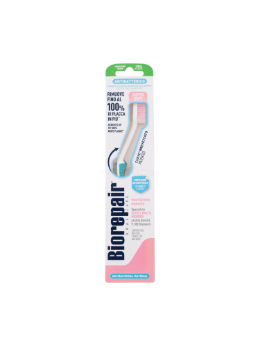 Biorepair Antibacterial Toothbrush Super Soft Четка за зъби 1 бр увредена кутия