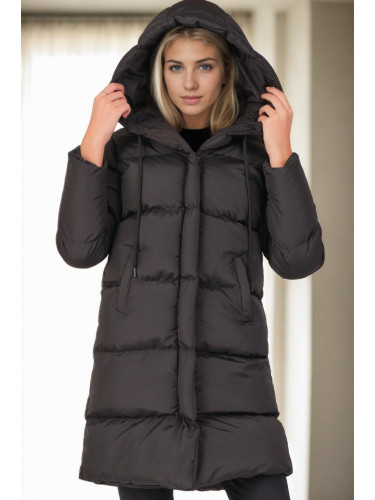 Z9687 DEWBERRY WOMEN'S COAT-BLACK