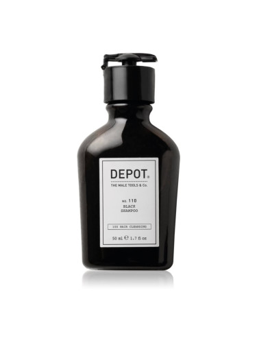 Depot No. 110 Black Shampoo шампоан неутрализиращ кафеникавите оттенъци 50 мл.