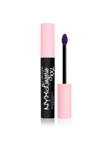 NYX Professional Makeup Halloween Lip Lingerie XXL дълготрайно течно червило цвят 31 Naughty Noir 4 мл.