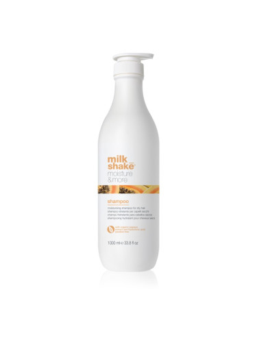 milk_shake® Moisture & More Shampoo хидратиращ шампоан за суха коса 1000 мл.