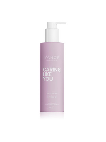 ICONIQUE Professional CARING LIKE YOU Deep Hydration хидратиращ шампоан за суха и увредена коса 250 мл.