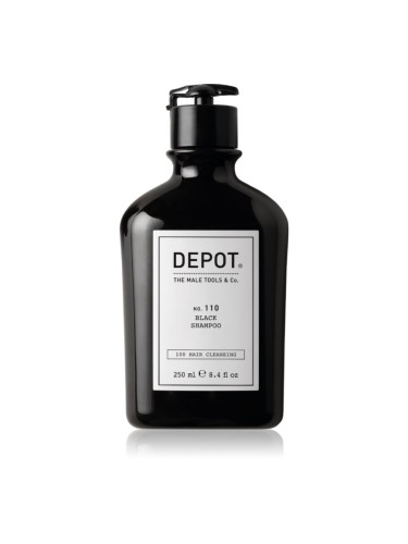 Depot 100 HAIR CLEANSING NO. 110 BLACK SHAMPOO шампоан неутрализиращ кафеникавите оттенъци 250 мл.