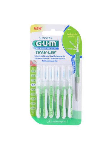 G.U.M Trav-Ler Interdental четки за междузъбно пространство 1,1 mm 6 бр.