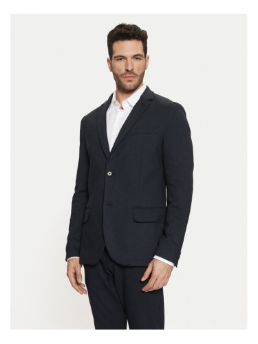 Tom Tailor Сако 1044113 Тъмносин Slim Fit