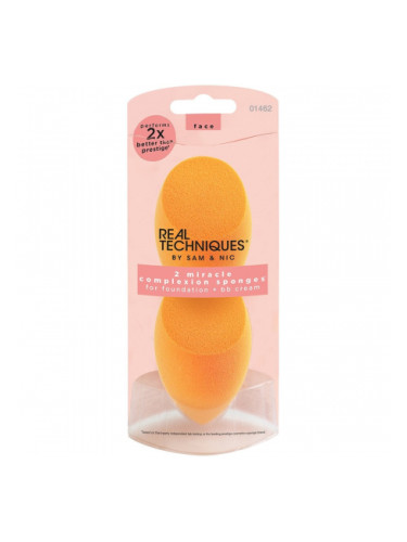 Real Techniques Miracle Complexion Sponge 2 Pack - 2 гъбички за гримиране