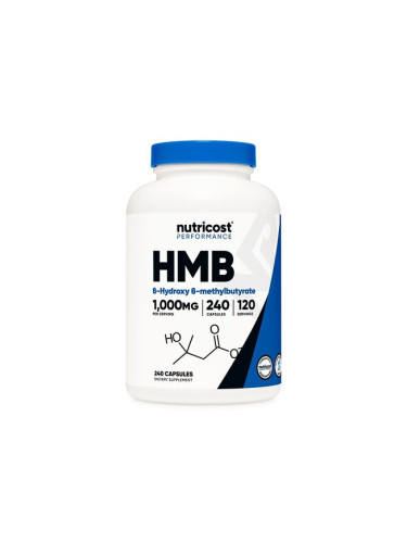 HMB Хидрокси Метил Бутират 500 mg 240 капсули | Nutricost