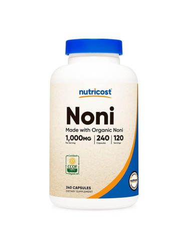 Нoни 500 mg 240 капсули | Nutricost