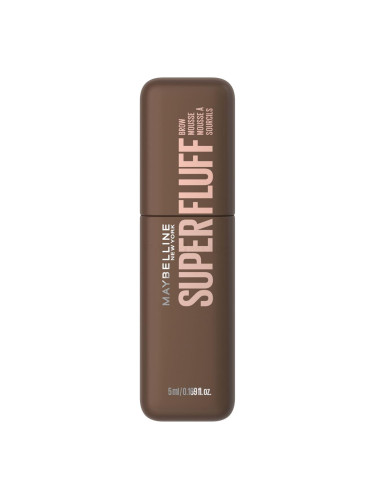 Maybelline Superfluff Brow Mousse Гел и помада за вежди за жени 5 ml Нюанс 257 Medium Brown